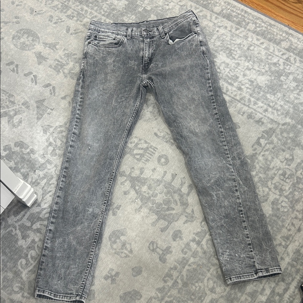 Levi's Men's Washed Gray Slim Jeans